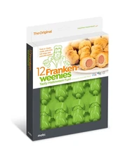 Mobi 12 Pigs in a Blanket Silicone Snack Mold, Franken-wennies