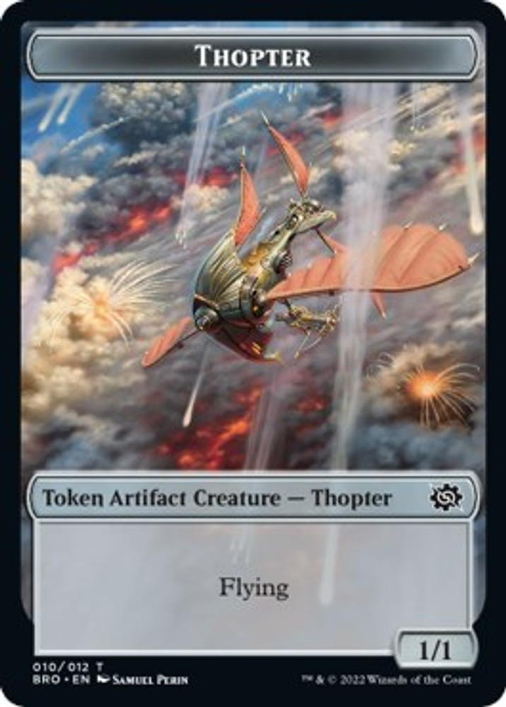 Thopter // Construct (005) Double-Sided Token - 10 // 5 - LP - T - BRO-Magic