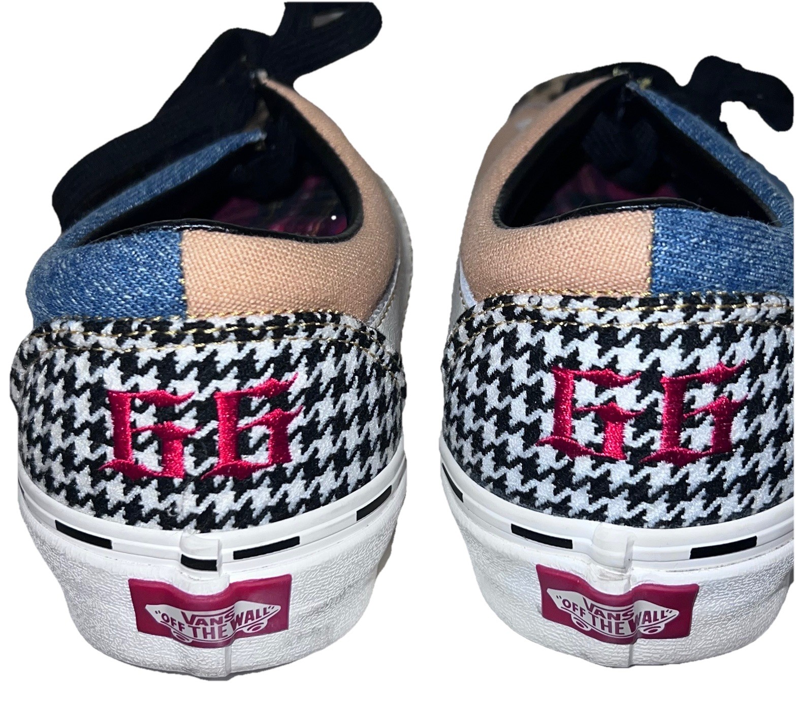 Vans Bold Ni Bender Patchwork Leopard Denim Hound… - image 10