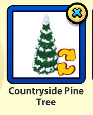 Webkinz Online Countryside Pine Tree Plant Virtual Item