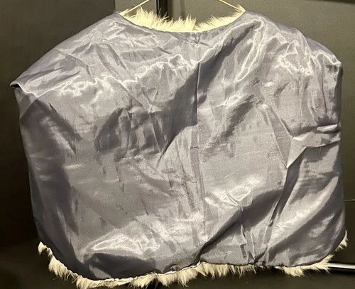Women’s Vintage Genuine FoxCapelet Cape Satin Lined Hook & Eye Collared OSFA image 5