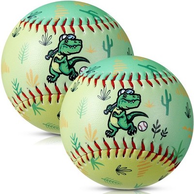 Back to School Baseball Gifts  2 Pack Official Size 9'' Leather Practice Balls