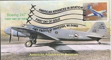 Romp Cachets 3916 Advances Aviation Boeing 247 Oshkosh Wisconsin