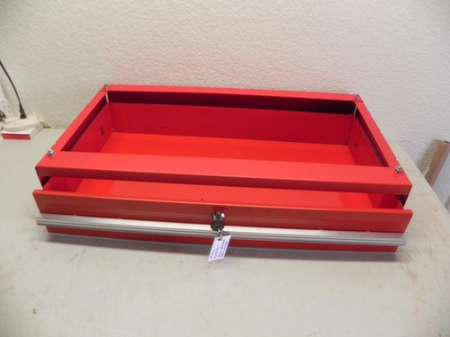 Vintage Matco Add A Drawer Red Ball Bearing Slides w 1 Key ( Used)