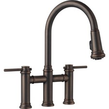 BLANCO 442507 Empressa Pull Down Kitchen Bridge Faucet - Oil Rubbed Bronze