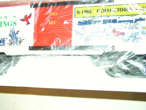 K line 1993 Christmas Box Car Collector Club K90004 LNIB KCC X-MAS - Picture 4 of 4