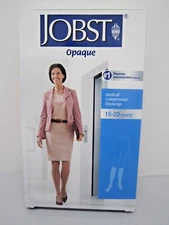 Jobst Opaque Compression Stockings Knee High 15-20mmhg Close Toe