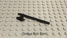 LEGO One Black Minifig, Weapon Halberd Knight Castle Kingdom Battle Axe 