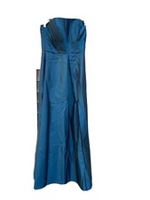 Mori Lee by Madeline Gardner Formal / Bridesmaid Dress Teal Size 10 NWT