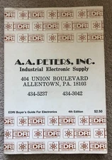 A.A. Peters, Inc. Industrial Electronic Supply Buyer's Guide - Allentown PA 1979