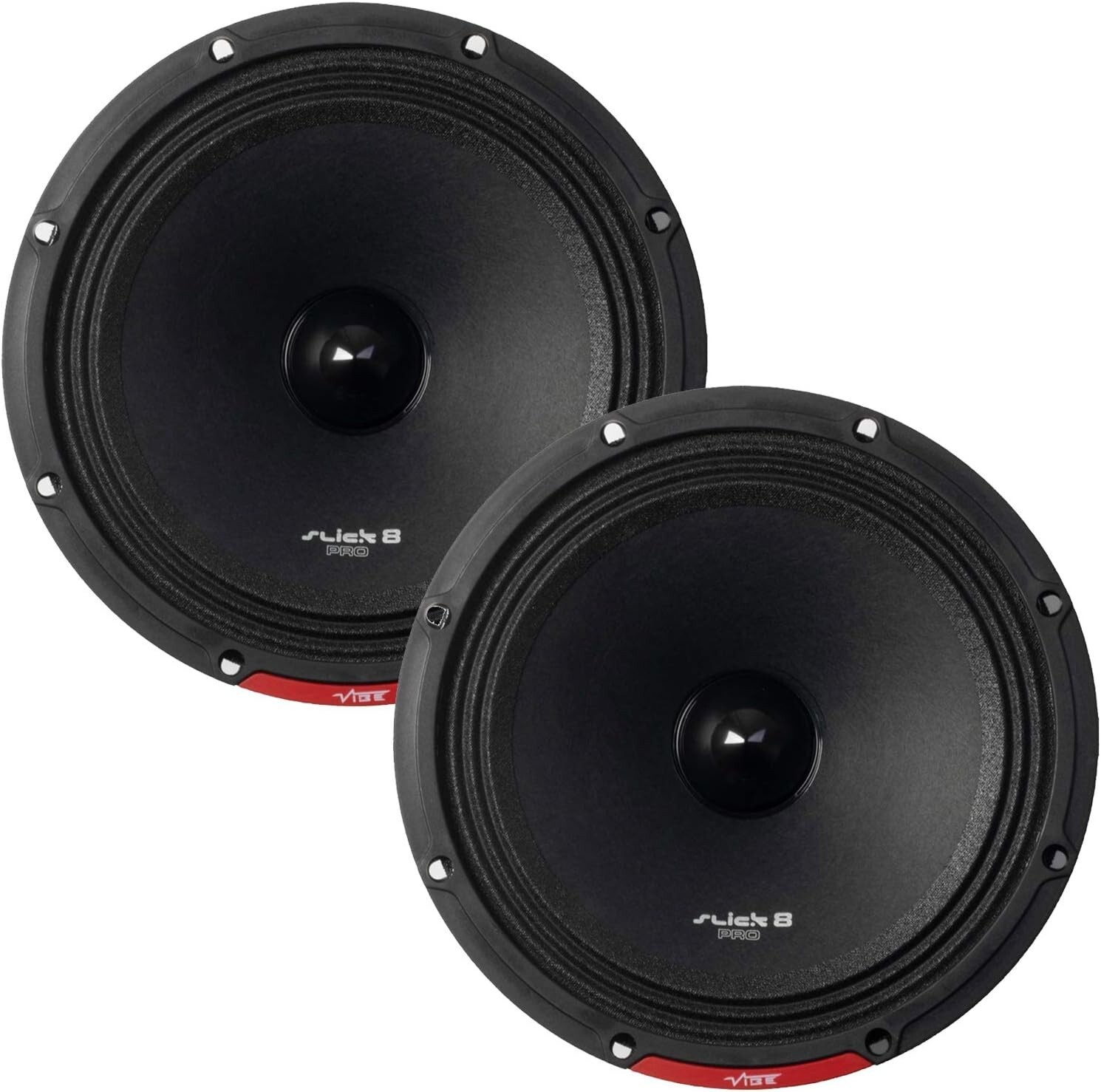 VIBE SLICKPRO8M-V0 COPPIA MidWoofer 20 Cm 150 Watt rms Altoparlanti alta effic.