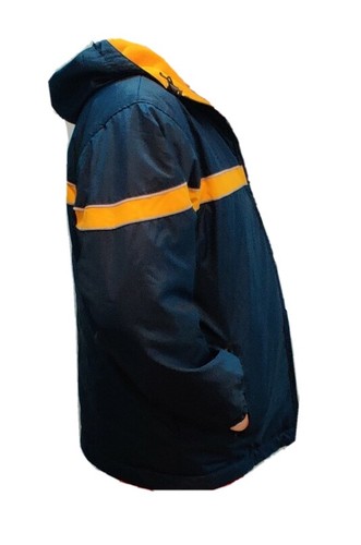 Vintage Nike Navy Blue / Yellow Reversible Jacket Size Medium - Picture 9 of 12