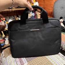 Briggs and Riley Travelware Laptop Briefcase Bag No Shoulder Strap Black