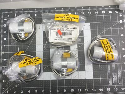 HATCO R02.30.045.00 LAMP HOLDER TWIN, 28  LEADS, Lot Of 5, (LA62F)