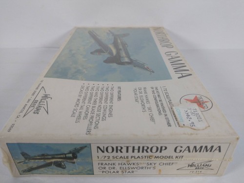Kit Modelo Northrop Gamma Racer William's Bros 1:72 Caja Sellada - Imagen 4 de 7