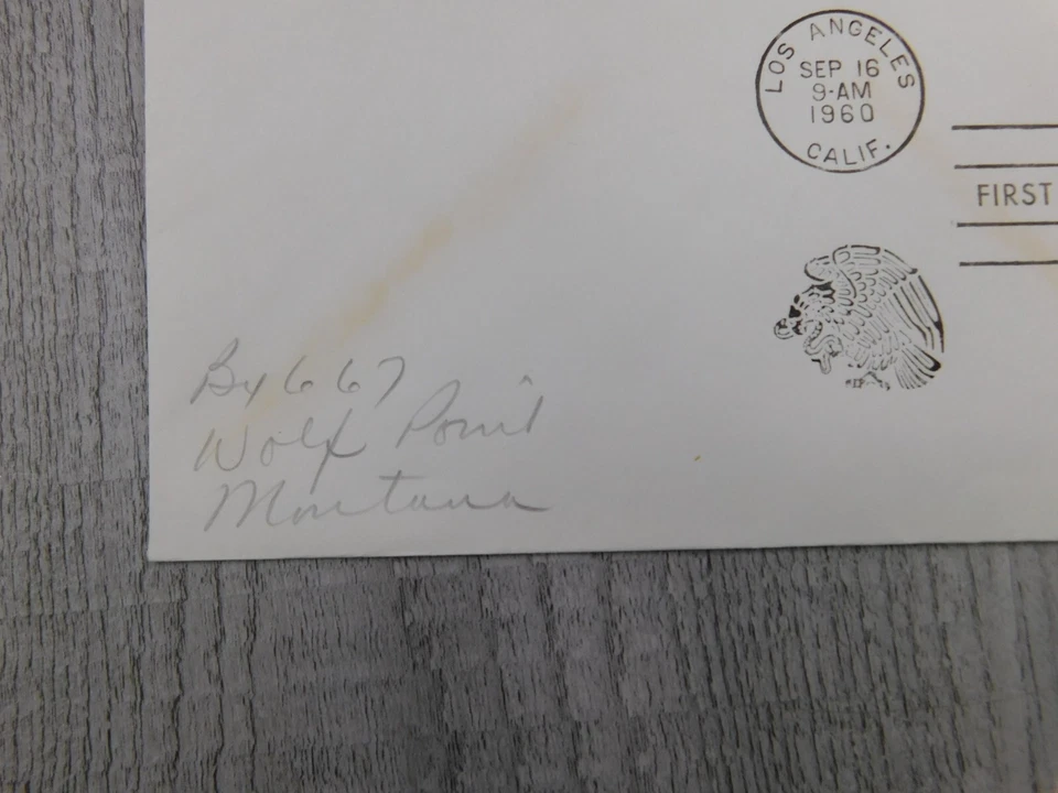 First Day Issue Los Angeles CA 1960 Mexican Independence Stamp Envelope Cover - Image 3 of 4