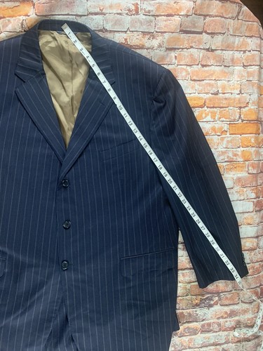 Trussini Boyd’s Philadelphia Lana Super 100’s Blue Pinstripe Suit 42R - 第 6/22 張圖片