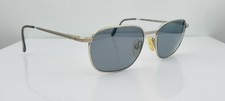 Vintage Luxottica Silver Oval Sunglasses FRAMES ONLY ltaly
