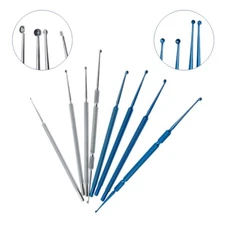 Titanium Chalazion Curette and Double-ended Micro ophthalmic eye instrument 1pcs