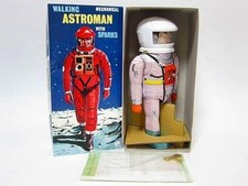 Astroman White 2001 Space Journey 50 Limited Reproduct Unused Tinplate Toy Japan