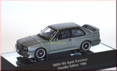 BMW M3 Sport Evolution Cecotto Edition E30 1989 silber silver AUTOart 50567 1:43