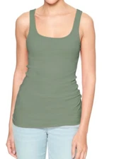 Gap Women's Stretchy Tank Top Ribbed  Green S , M , L , XL , 2XL - XXL NWT