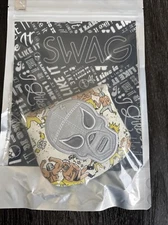 NEW SWAG Golf May 2024 COTM Luchadore MALLET Putter Headcover SILVER