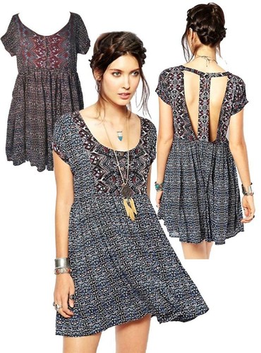 FREE PEOPLE Cut Out Back SUNDOWN 