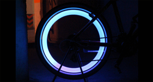5 "RADIO LED 3 MODOS REFLECTORES LUCES DE SEGURIDAD PARA BICICLETAS DE CICLISMO RUEDA DE BICICLETA - Imagen 23 de 24