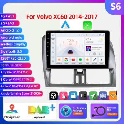 9'Screen Android 13 Car Radio For Volvo XC90 2014-2017 Carplay Head Unit 6+64GB