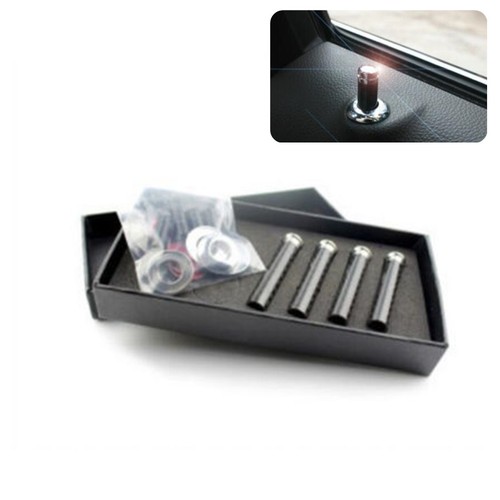 4Pcs Car SUV Interior Door Panel Lock Knob Pull Pins Set Carbon Fibre Universal 938757132241 eBay