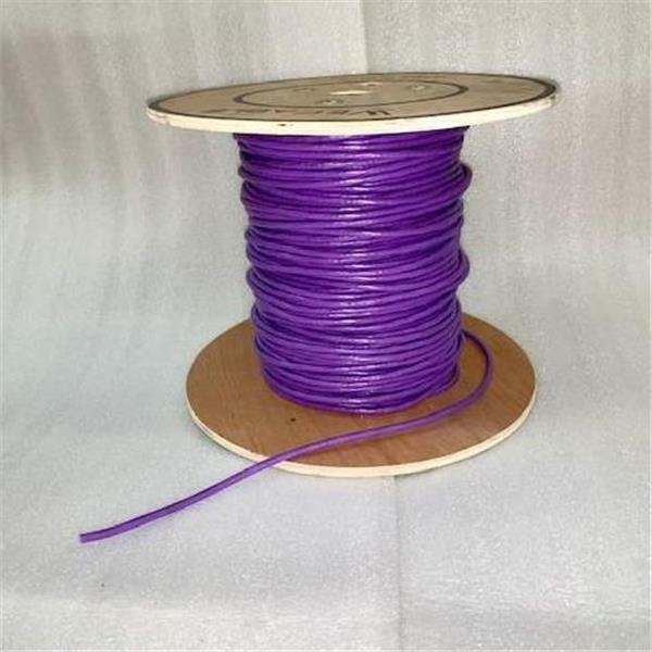 WeCable 1000' Reel Cat6 Purple Stranded Cable UTP 550Mhz 24 AWG Wire