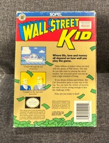 Wall Street Kid Nintendo NES ~ In Original Box! ~ Works Great! ~ Fast Shipping!