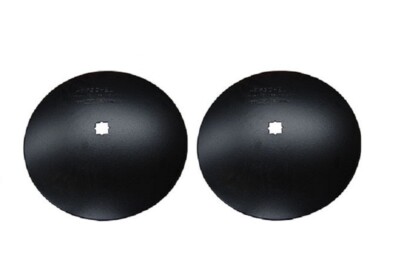 2 of 18'' Smooth Disc Harrow Blades 1-1/8'' x 1-1/4'' Square 7 Gauge 4.5 MM Thick