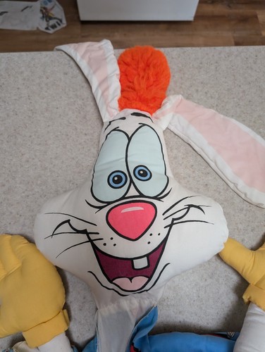 Vintage Disney Roger Rabbit Snug-Ums Sleeping Bag Child Stuffed Plush Pillow 46" - Picture 2 of 13