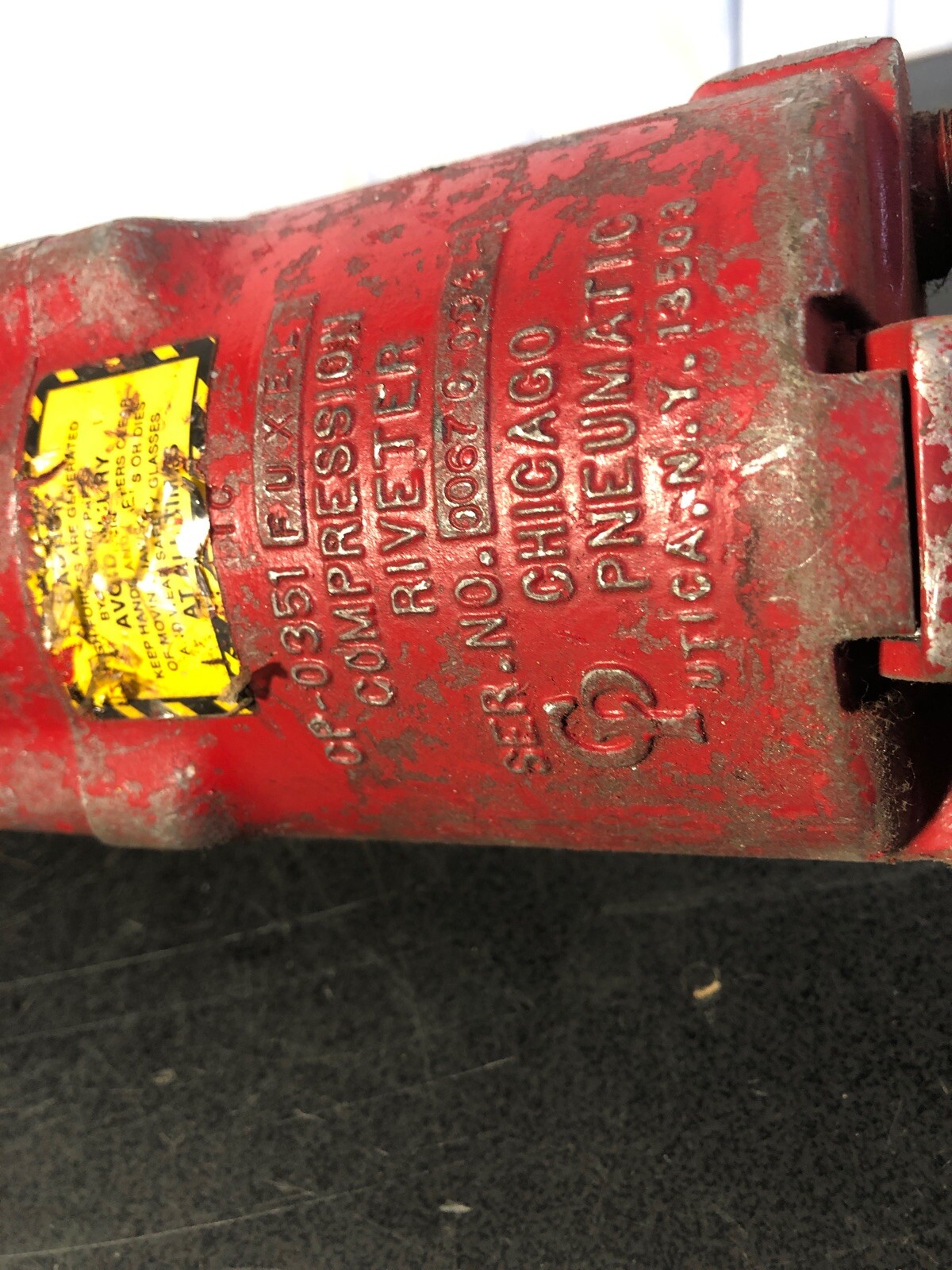 Chicago Rivet Cp 450 D Instruction Parts Manual Compression Riveter Machine Metalworking Supplies Other Metalworking Supplies