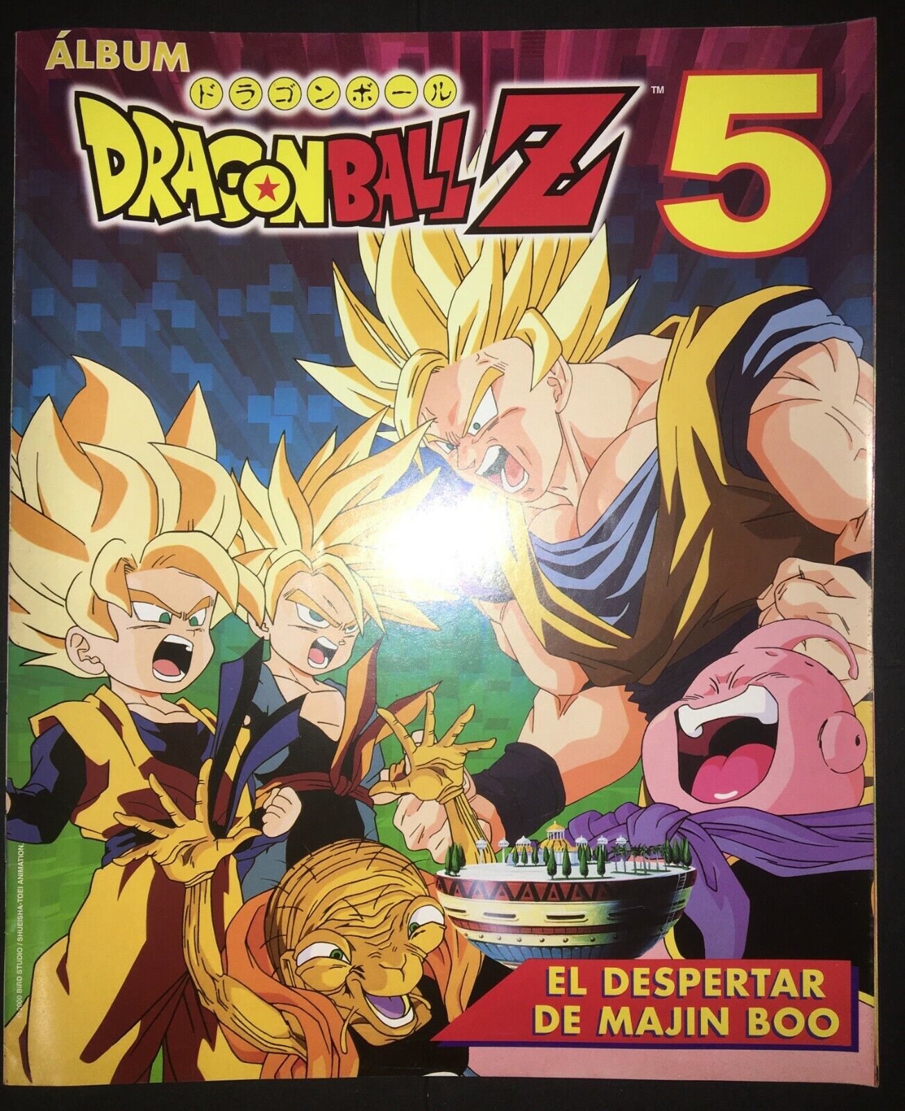 ALBUM CLASSEUR CARTES Dragon Ball Z Panini+144 cartes DBZ Grand