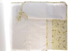 SET ASILO 3 PEZZI GIALLO "BABY CONIGLIETTI" DA RICAMARE O PERSONALIZZATO