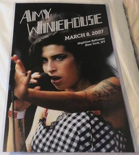 AMY WINEHOUSE 2007 HIGHLINE BALLROOM REPLICA CONCERT POSTER