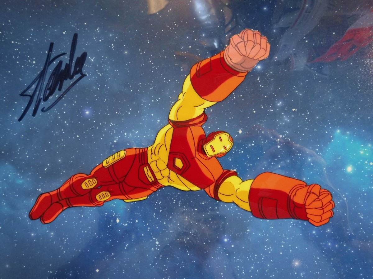 その他 2013 Iron Man 3 sketch Stan Lee signed STAN LEE Signed Autograph EXACT Proof Marvel Creator Iron
