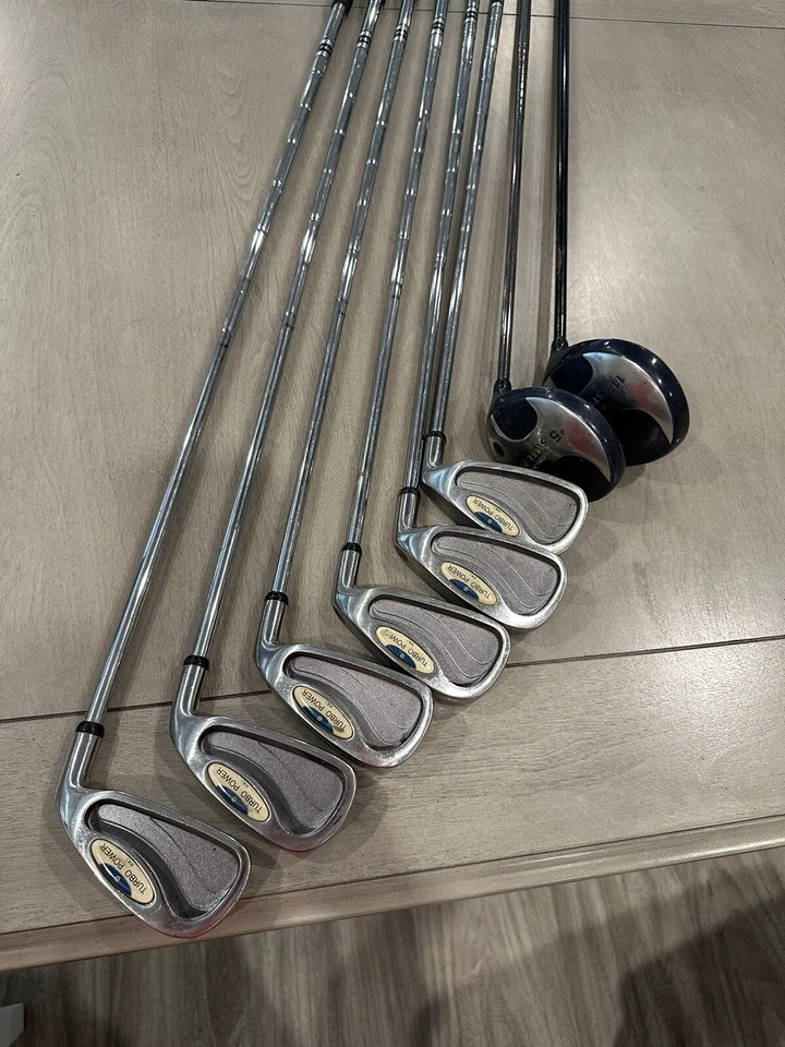 Turbo Power HKI 3-9 RH Irons -Precision Steel Shafts - RH 11 Wood Turbo - Image 3 of 4