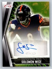 2022 SAGE #A-SW2 Solomon Wise Autographs Black