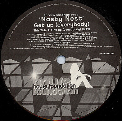 Nasty Nest - Get Up / VG+ / 12''''