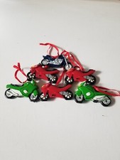 Motorcycle Ornaments Biker Holiday Tree Decorations