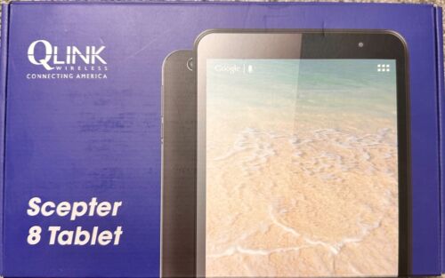Q LINK - Scepter 8 Tablet, Android, 2GB Ram, 16GB Rom, 8inch Display, WIFI - NEW
