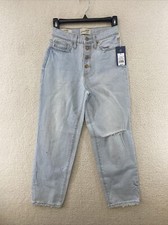 Women's High-Rise Vintage Straight Jeans - Universal Thread Light Blue 00