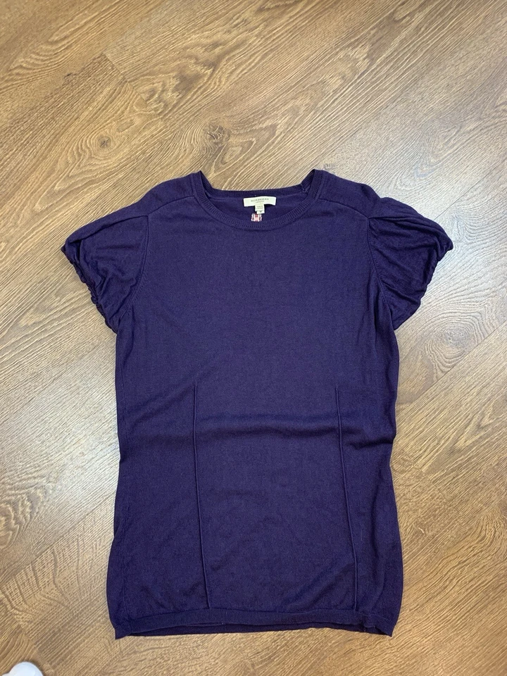 Burberry London Women's T-Shirt Purple color Size M - Image 2 of 4