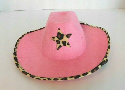 Pink Western Cowgirl /Cowboy Dog Hats 
