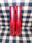 New 2-Pack Candy Apple Red Shimmer Nourishing Lip Tint 0.08 oz Bath & Body Works