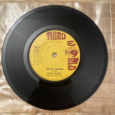 Delroy Wilson - I'm Still Waiting - 7'' Vinyl Reggae - Third World Label - VG+